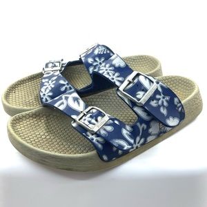 Birkis by Birkenstock floral sandals size 8